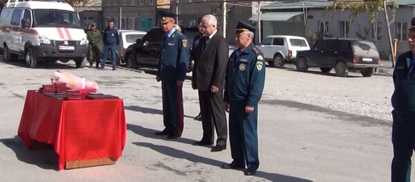 МЧС Южной Осетии отметил свой праздник показательными выступлениями - Sputnik Хуссар Ирыстон