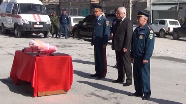 МЧС Южной Осетии отметил свой праздник показательными выступлениями - Sputnik Хуссар Ирыстон