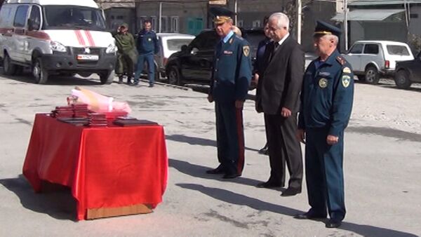 МЧС Южной Осетии отметил свой праздник показательными выступлениями - Sputnik Южная Осетия