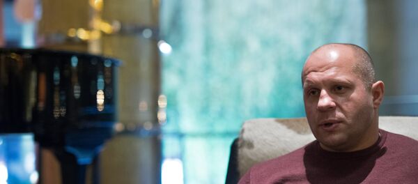 Многократный чемпион мира по боям без правил и боевому самбо Федор Емельяненко. Многократный чемпион мира по боям без правил и боевому самбо Федор Емельяненко. - Sputnik Южная Осетия