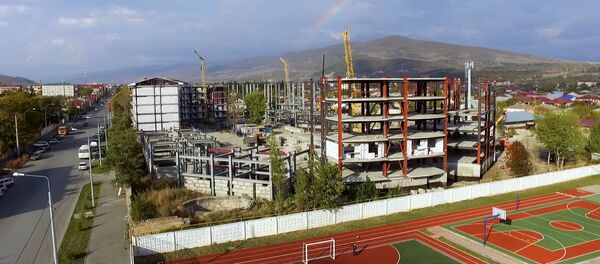 Взгляд со SPUTNIKа: строящиеся объекты Цхинвала Взгляд со SPUTNIKа: строящиеся объекты Цхинвала - Sputnik Южная Осетия