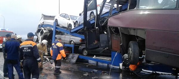 Авария на трассе Владикавказ-Беслан - Sputnik Хуссар Ирыстон