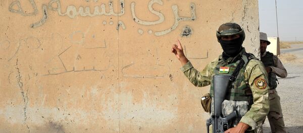 Бойцы курдских отрядов, воюющие против ИГ Бойцы курдских отрядов, воюющие против ИГ - Sputnik Южная Осетия