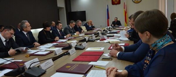 Заседание правительства Северной Осетии Заседание правительства Северной Осетии - Sputnik Южная Осетия