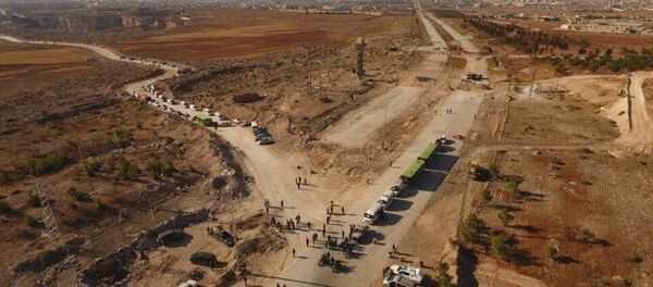 Гуманитарный коридор на севере Алеппо Гуманитарный коридор на севере Алеппо - Sputnik Южная Осетия