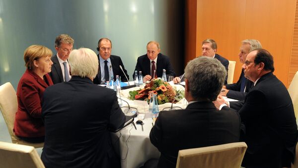 Встреча лидеров стран нормандской четверки в Берлине - Sputnik Южная Осетия