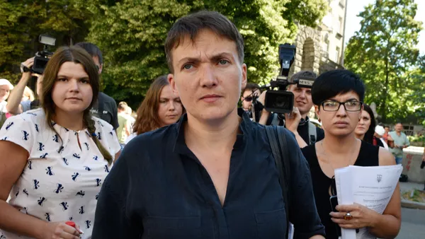 Депутат Верховной рады Надежда Савченко