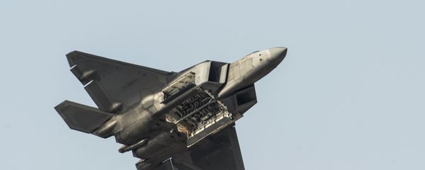 Истребитель F-22 ВВС США Истребитель F-22 ВВС США - Sputnik Южная Осетия