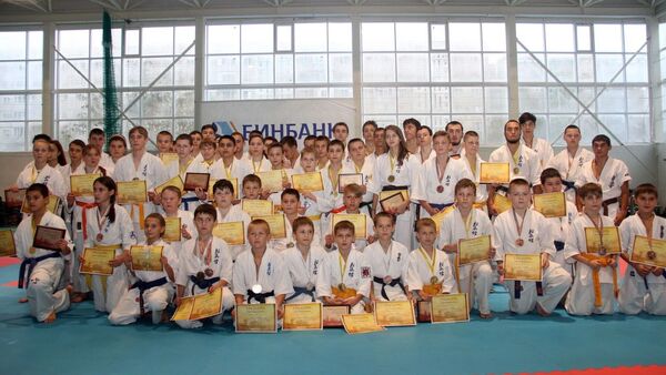 Участники первенства Ставропольского края по карате - Sputnik Южная Осетия
