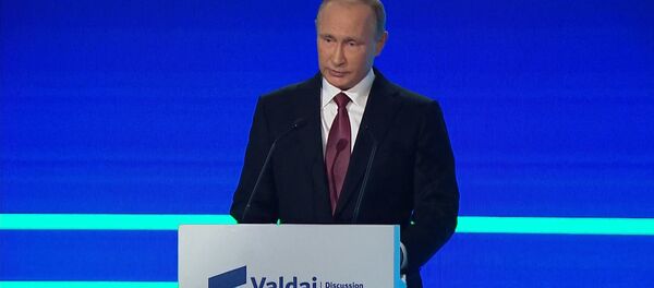 Путин объяснил, зачем в США создают видимость российской военной угрозы - Sputnik Южная Осетия