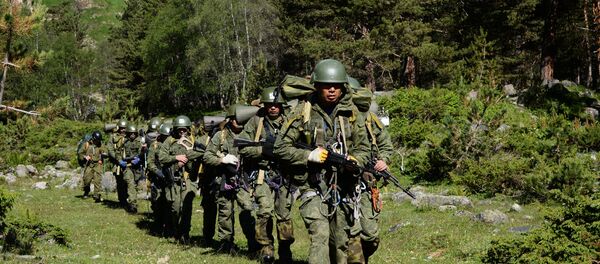 Соревнования на лучшее высокогорное подразделение ВС РФ - Sputnik Южная Осетия