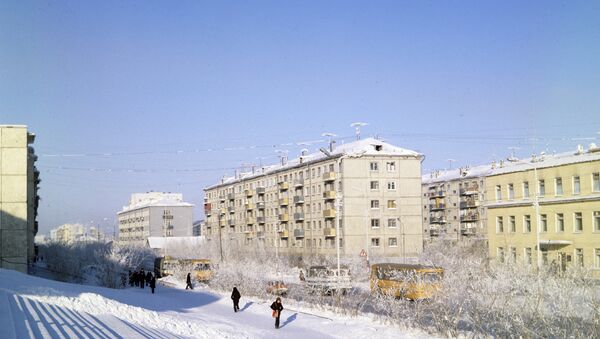 Улица Дзержинского в Якутске снежной зимой - Sputnik Южная Осетия