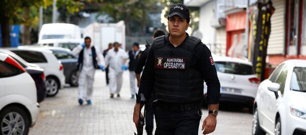 Полиция Турции на месте взрыва Полиция Турции на месте взрыва - Sputnik Южная Осетия