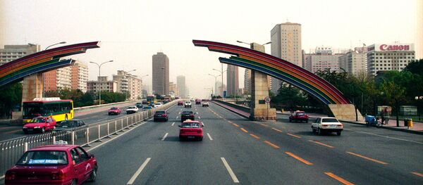 Автострада в Пекине Автострада в Пекине - Sputnik Южная Осетия