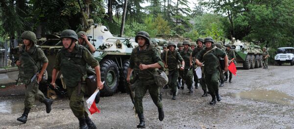 Служащие российской военной базы в Абхазии - Sputnik Южная Осетия