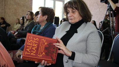 Мира Цховребова. Презентация книги "Нартский эпос"