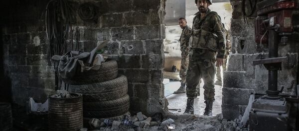 Бои в районе Барзе провинции Дамаск Бои в районе Барзе провинции Дамаск - Sputnik Южная Осетия