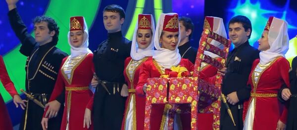 Выступление Пирамиды на спецпроекте 55 лет КВН Выступление Пирамиды на спецпроекте 55 лет КВН - Sputnik Южная Осетия