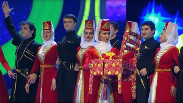 Выступление Пирамиды на спецпроекте 55 лет КВН - Sputnik Южная Осетия