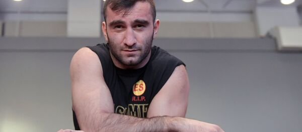 Бокс. Тренировка Д.Лебедева и М.Гассиева - Sputnik Южная Осетия