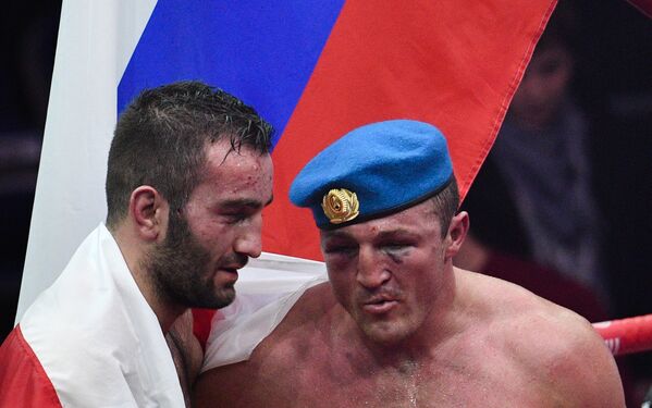 Это 24 победа из 24 боев, которые Гассиев провел на профессиональном ринге. - Sputnik Южная Осетия