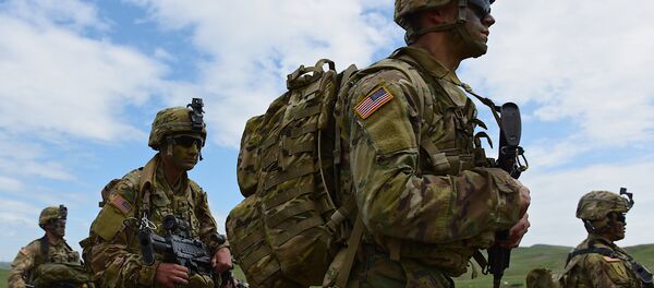 Военнослужащие США на совместных военных учениях Военнослужащие США на совместных военных учениях - Sputnik Южная Осетия