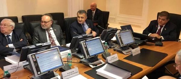 Заседание комиссии по сотрудничеству Совета Федерации и парламента Южной Осетии - Sputnik Южная Осетия