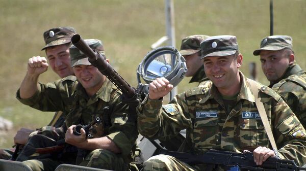 Осетинские миротворцы из состава ССПМ - Sputnik Южная Осетия