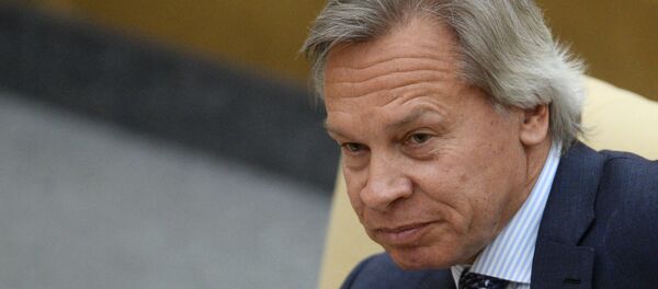 Председатель комитета Государственной Думы РФ по международным делам Алексей Пушков Председатель комитета Государственной Думы РФ по международным делам Алексей Пушков - Sputnik Южная Осетия