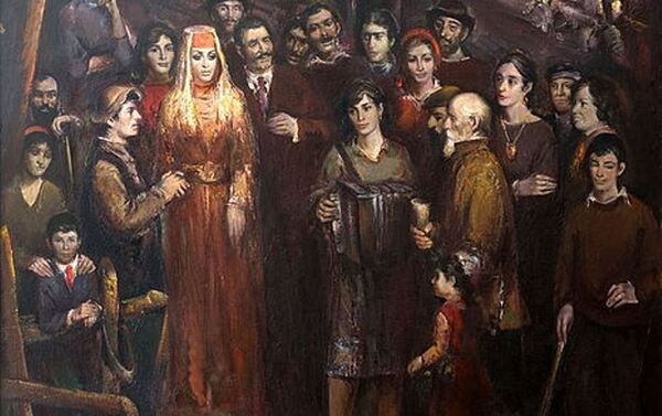 Свадьба, работа Казбека Хетагурова - Sputnik Южная Осетия