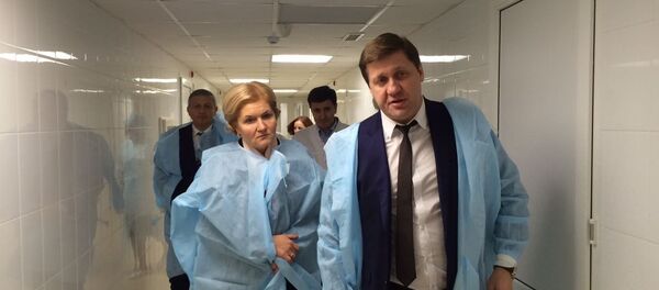 Заместитель председателя правительства России Ольга Голодец  осмотрела Североосетинский сосудистый центр. - Sputnik Южная Осетия