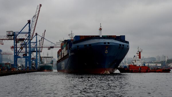 Прибытие грузового судна в порт Владивостока - Sputnik Южная Осетия