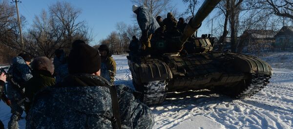 Танк ополченцев Луганской народной республики - Sputnik Южная Осетия