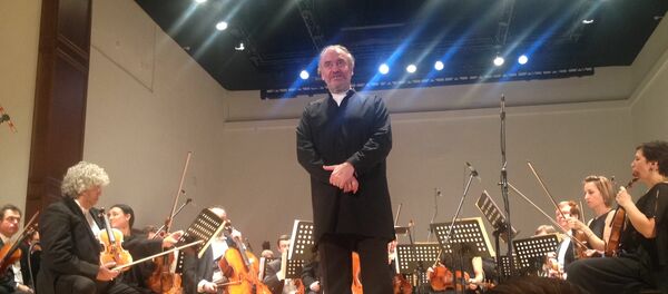 Валерий Гергиев на концерте в госфлармонии Владикавказа Валерий Гергиев на концерте в госфлармонии Владикавказа - Sputnik Хуссар Ирыстон