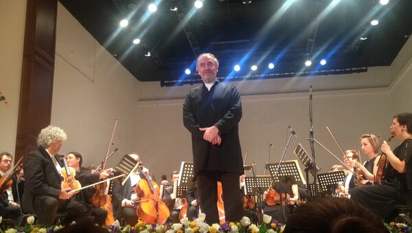Валерий Гергиев на концерте в госфилармонии Владикавказа - Sputnik Южная Осетия