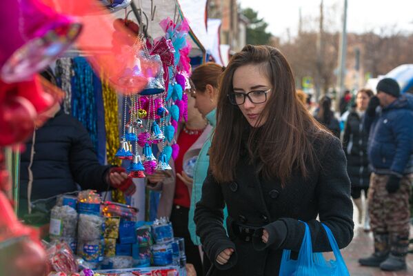 Новогодний рынок - Sputnik Южная Осетия