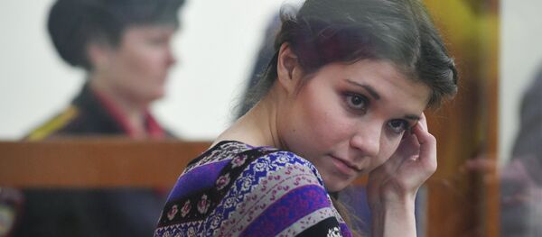Варвара Караулова выступила с последним словом в Московском окружном военном суде Варвара Караулова выступила с последним словом в Московском окружном военном суде - Sputnik Южная Осетия