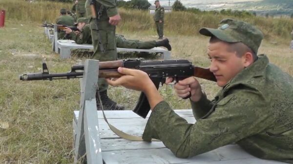 Курсанты военных вузов РФ из Южной Осетии прошли курс молодого бойца - Sputnik Южная Осетия