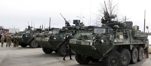 Американские бронетранспортеры Stryker Американские бронетранспортеры Stryker - Sputnik Южная Осетия
