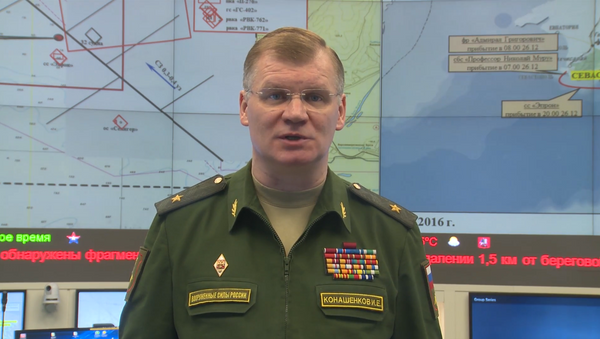 Представитель Минобороны РФ Конашенков о ходе поисковой операции Ту-154 в Сочи - Sputnik Южная Осетия