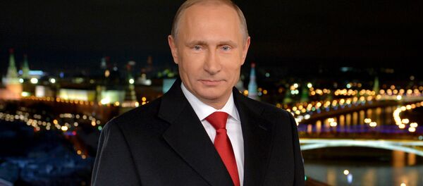 Новогоднее обращение президента РФ В.Путина 2014 года Новогоднее обращение президента РФ В.Путина 2014 года - Sputnik Южная Осетия