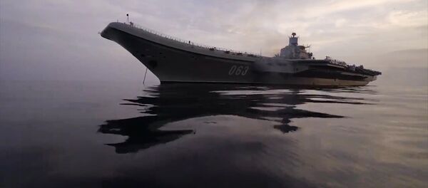 Тяжёлый авианесущий крейсер (ТАВКР) Адмирал Кузнецов в Средиземном море Тяжёлый авианесущий крейсер (ТАВКР) Адмирал Кузнецов в Средиземном море - Sputnik Южная Осетия