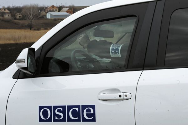 ОБСЕ проконтролировало места отвода артиллерии в Донецкой области - Sputnik Южная Осетия