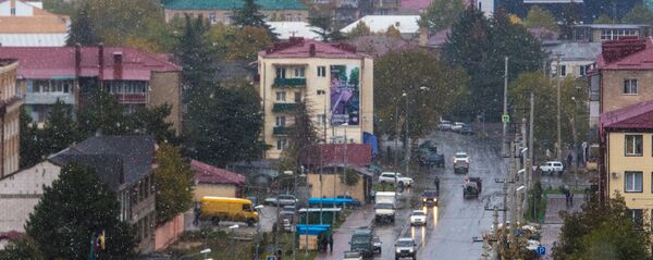 Первый снег в Цхинвале Первый снег в Цхинвале - Sputnik Южная Осетия