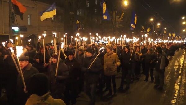 Факельное шествие в Киеве - Sputnik Южная Осетия