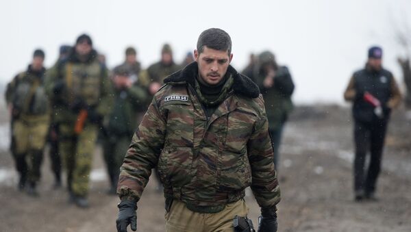 Ополченец Донецкой народной республики с позывным Гиви - Sputnik Южная Осетия