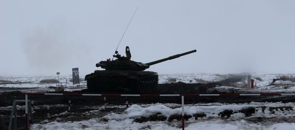 Учения на полигоне Тарское - Sputnik Хуссар Ирыстон