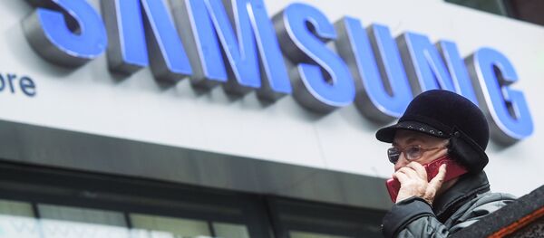 Фирменный магазин Samsung на Тверской улице в Москве - Sputnik Южная Осетия