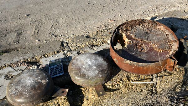 Мины, найденные саперами, архивное фото - Sputnik Южная Осетия