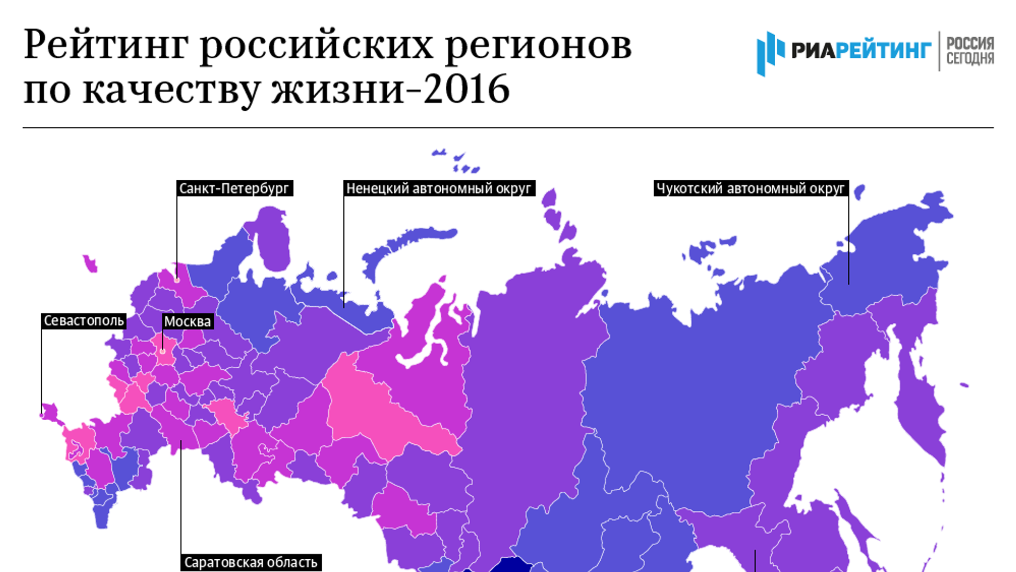 Самые лучшие регионы россии